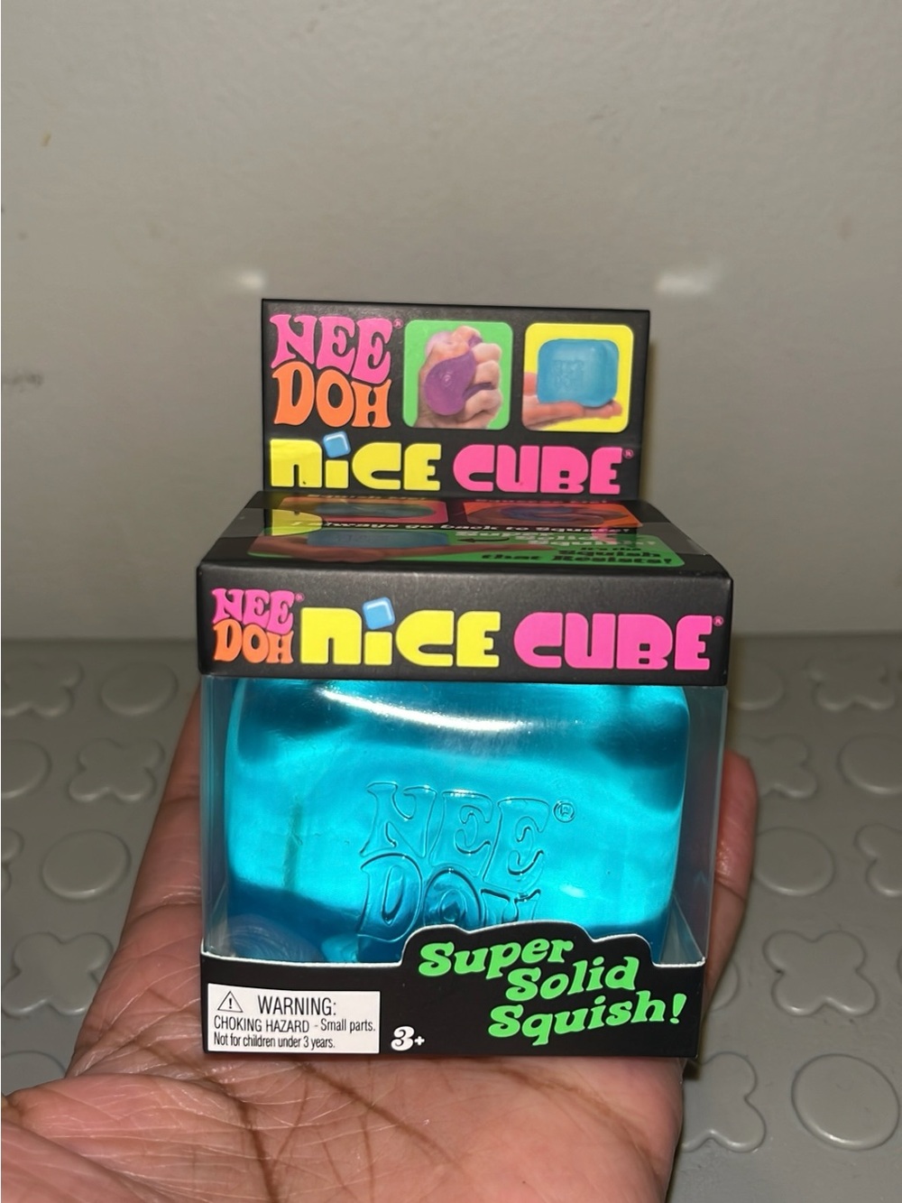 NEW NeeDoh Nice Cube - Blue